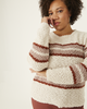 Eileen Popcorn-Knit Striped Sweater - thumbnail