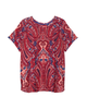 Sara Pleat Back Tee - thumbnail
