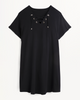 Penelope Lace-Up T-Shirt Dress - thumbnail