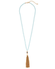 Sarasota Beaded Tassel Necklace - thumbnail
