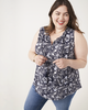 Gwenda Boho Floral Print Sleeveless Top - thumbnail
