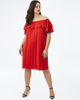 Fiona Off the Shoulder Ruffled Dress - thumbnail