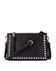 Desa Vegan Pebbled Leather Studded Trim Bag - thumbnail