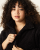 Lydia Teddy Fleece Zippered Pullover - thumbnail
