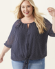 Pernilla Tie Front Top - thumbnail