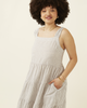 Tiered Mini Striped Dress - thumbnail