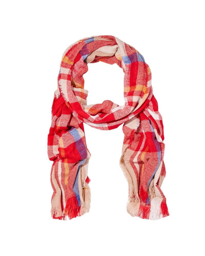 Billy Winter Blanket Scarf | Red