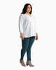 Alma Three-Quarter Sleeve Knit Blouse - thumbnail