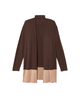 Skye Long Sleeve Color Block Cardigan - thumbnail