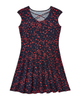 Ceram Criss-Cross Neck Fit and Flare Dress - thumbnail