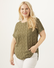 Leslie High-Low Hem Printed Top - thumbnail