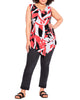 Galellea Abstract Geo Print Tunic - thumbnail
