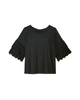 Macey Eyelet Ruffle Top - thumbnail