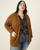 Aubrie Open-Front Sweater Cardigan - thumbnail