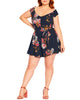 Solara Floral Crush Playsuit - thumbnail