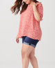 Poppy Puff Sleeve Blouse - thumbnail