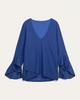 Tavianna Eyelet Flutter-Sleeve Top - thumbnail