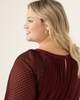Haley Mesh-Sleeve Top - thumbnail