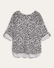 Lita Button-Front Printed Blouse - thumbnail