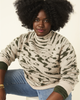 Alexia Animal Mockneck Sweater - thumbnail