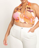 April Crossover Halter Crop Top - thumbnail