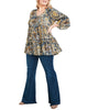 Allegra Print Top - thumbnail