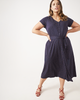 Rune Polka Dot Button-Front Maxi Dress - thumbnail