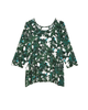 Deny 3/4 Sleeve Scoop Neck Top with Cut-Out Back - thumbnail