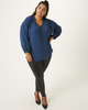 Simone Ruched-Sleeve Blouse - thumbnail