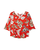 Lorna Tie Back 3/4 Sleeve Tee - thumbnail