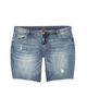 Clove Bermuda Short with Frayed Hem - thumbnail