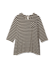 Stacey 3/4 Sleeve Split Back Tee - thumbnail
