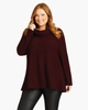 Button Cowl Neck Top - thumbnail