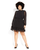 Dobby Tiered Dress - thumbnail