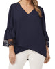 Paris Tiered Lace Sleeve Blouse - thumbnail