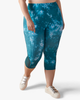 Tie Dye Leggings Azure Blue/White - thumbnail