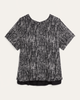 Leslie High-Low Hem Printed Top - thumbnail