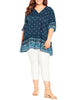 Demi Hi-Lo Paisley Tunic - thumbnail