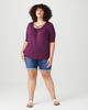 Karlie Criss-Cross Scoopneck Top - thumbnail