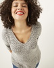 Delia High-Low Knit Top - thumbnail