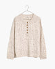 Donegal Ribbed Henley Sweater - thumbnail