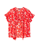 Carin Short Ruffle Sleeve Kimono - thumbnail