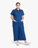 Kate Stretch Cotton Twill Jumpsuit - thumbnail