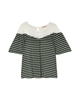 Virginia Lace-Neck Tee - thumbnail