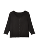 Avery 3/4 Sleeve Crew Neck Cardigan - thumbnail