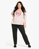 Ella Straight Leg Seamed Pant - thumbnail