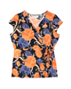 Branwen Short Sleeve Faux Wrap Tee - thumbnail