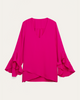 Nevelle Flutter-Sleeve Tunic - thumbnail