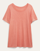 Dina Embroidered Sleeve Tee - thumbnail