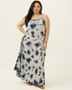 Brazilian Tie Dye Cotton Maxi Dress - thumbnail